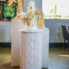Classic White Display Stands
