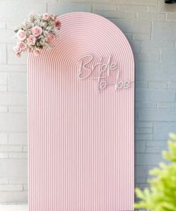 Rippled Pink Arch Backdrop