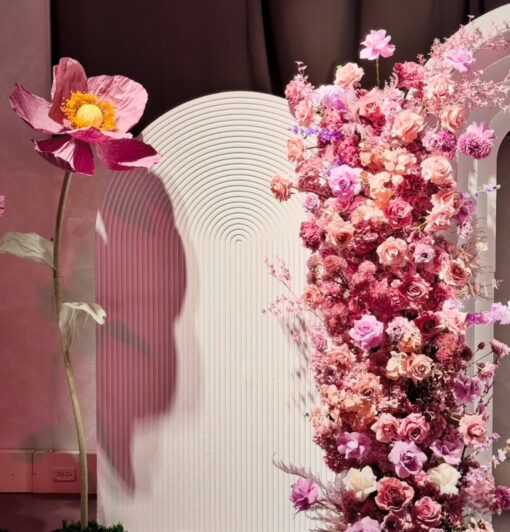 Elegant Arch Floral Display - Image 2