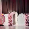 Elegant Arch Floral Display