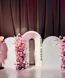 Elegant Arch Floral Display