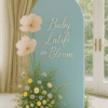 Pastel Blue Wedding Welcome Sign