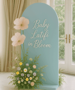 Pastel Blue Wedding Welcome Sign