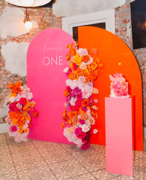 Pink & Orange Floral Package