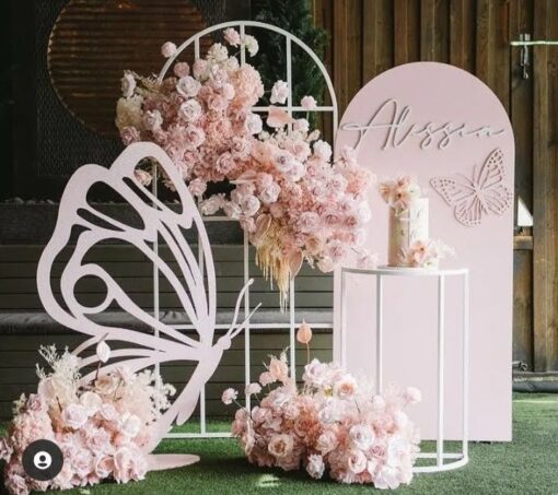 Blush Butterfly Floral Package