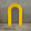 Yellow Half Ripple Arch