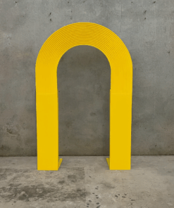 Yellow Half Ripple Arch