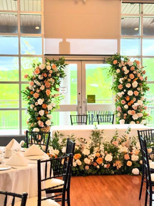 Wedding flower arrangements