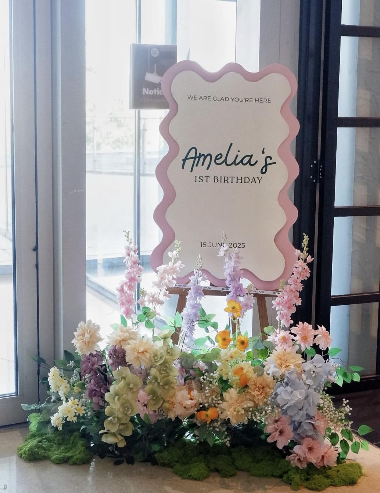 Flower Garden Welcome Sign