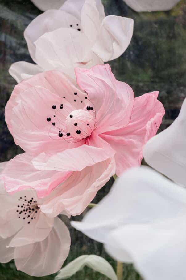 Pink Silk Giant Flower