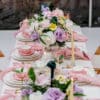 Elegant Pastel Garden Centerpiece