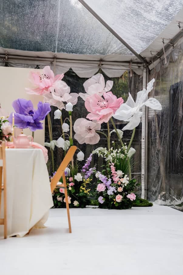 Pink Silk Giant Flower - Image 3