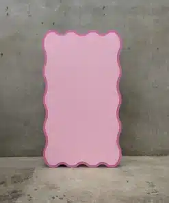 Pink Wavy Edge Backdrop 
