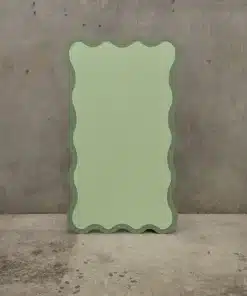 Mint Green Wavy Backdrop