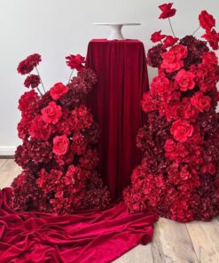 Scarlet Luxe Floral Display
