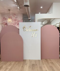 Blush and White Backdrop Package