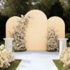 Yellow Floral Arch Setup