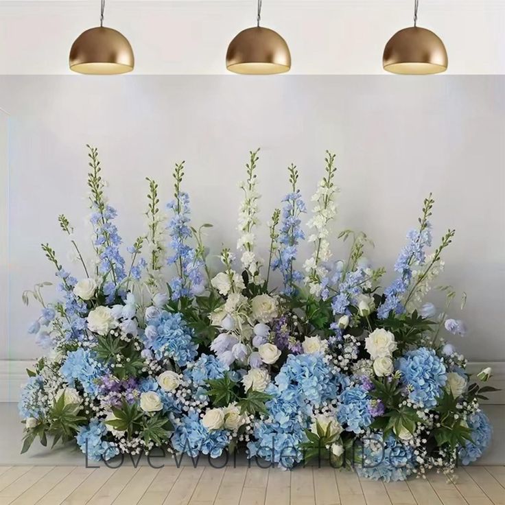 Blue & White Floral Arrangement
