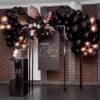 Black and Copper Balloon Package