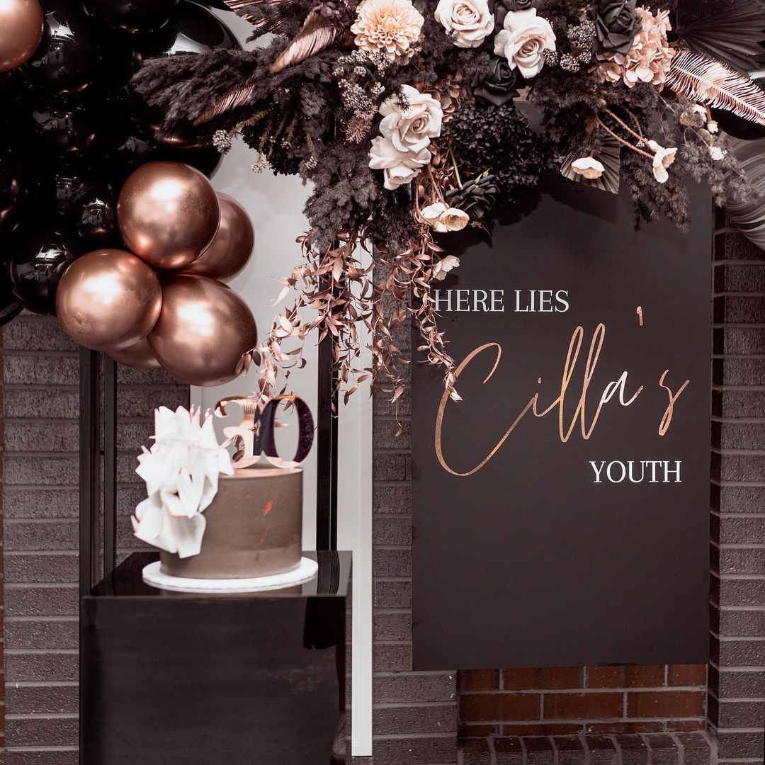 Black and Copper Balloon Package - Image 2