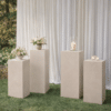 Classic Taupe Event Plinths