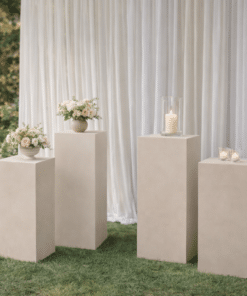 Classic Taupe Event Plinths