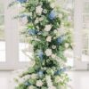 Blue & White Floral Pillar
