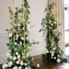 Gold Floral Frame Towers