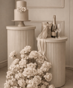 Ivory Ripple Luxe Plinth Set