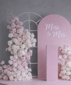 Blush “Miss to Mrs” Backdrop