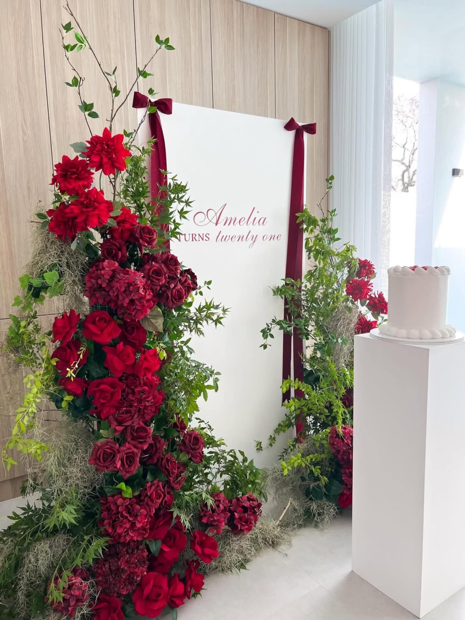 Burgundy Rose Luxury Package