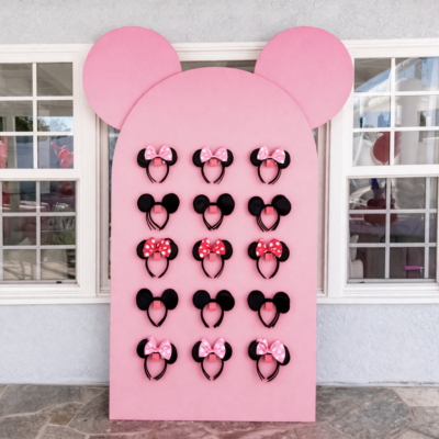 pink Minnie Inspired Display Wall