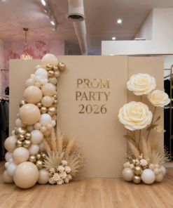 Prom Party Backdrop AI-generate conceptual mockup
