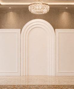 Modern Luxe Arch Panel AI-generate conceptual mockup