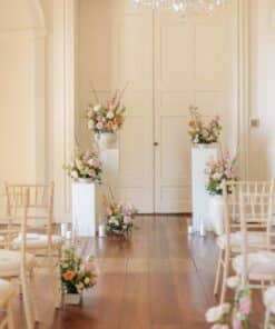 Alternative view of Elegant Pastel Plinth Florals