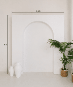 Elegant White Photo Backdrop