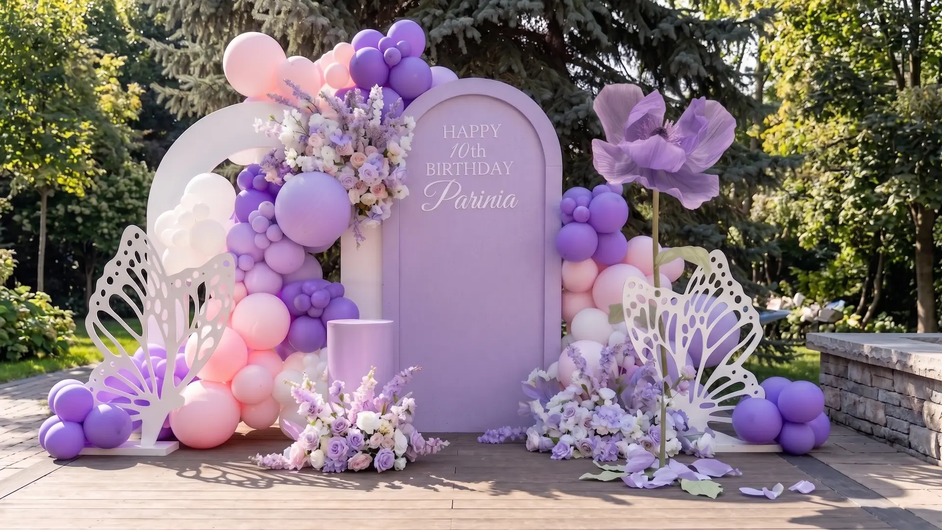 Butterfly Garden Birthday Package
