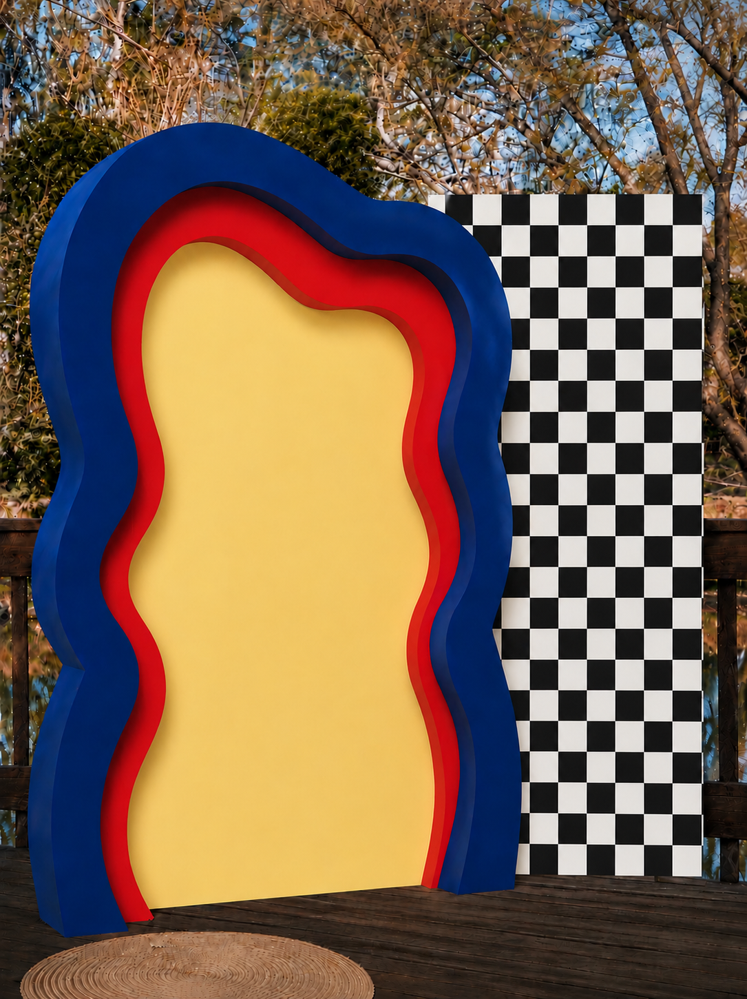 Race Car Wavy Backdrop Package